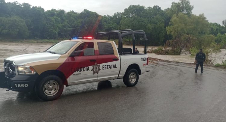 Realiza Guardia Estatal  patrullajes preventivos en potenciales zonas de inundación