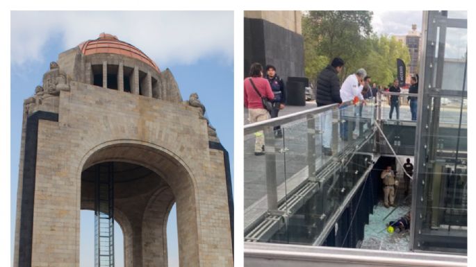 Muere hombre tras caer del Monumento a la Revolución