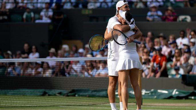Santiago González y Giuliana Olmos jugarán la final de dobles mixto en Wimbledon