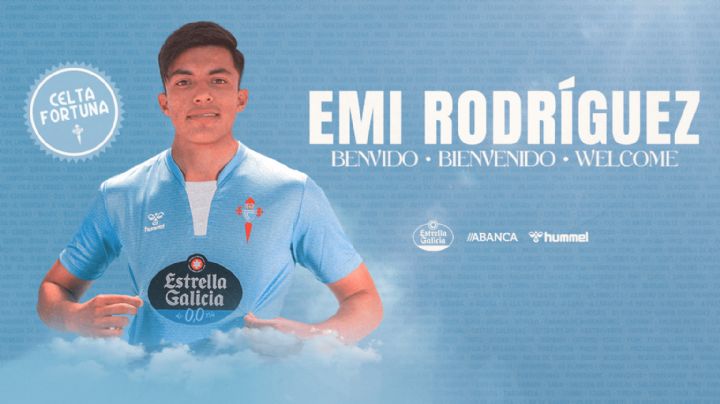 Emilio Rodríguez, canterano de Pachuca, es nuevo jugador del Celta de Vigo