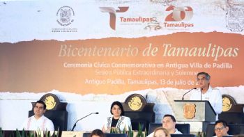Conmemora Tamaulipas  bicentenario del primer Congreso Constituyente