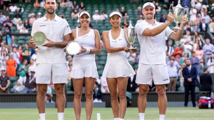 Santiago González y Giuliana Olmos pierden la final de dobles mixto en Wimbledon