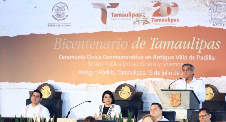 Conmemora Tamaulipas  bicentenario del primer Congreso Constituyente
