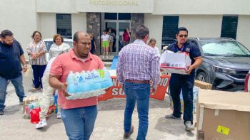 Recaba DIF Tamaulipas más de 28 toneladas de víveres; continúa entrega de apoyos a afectados por lluvias