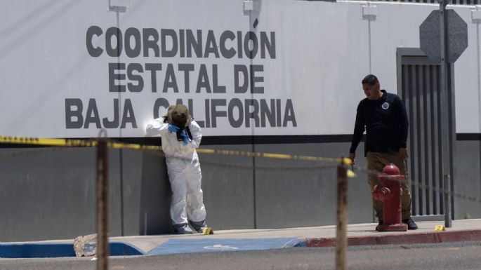 Disparan a tres hombres en el exterior de instalaciones de la Guardia Nacional en Tijuana