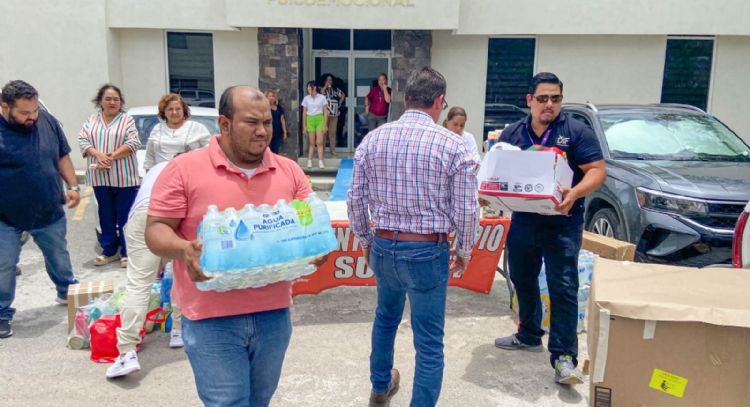 Recaba DIF Tamaulipas más de 28 toneladas de víveres; continúa entrega de apoyos a afectados por lluvias
