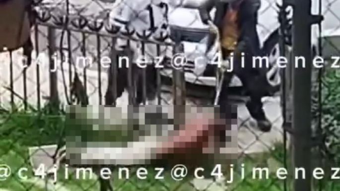 Atan del cuello a un hombre inconsciente y lo sacan arrastrando de una casa en Cuajimalpa
