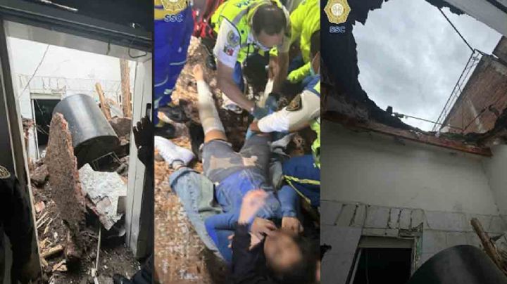 Colapsa techo de una vivienda en Venustiano Carranza y fractura las piernas de una mujer