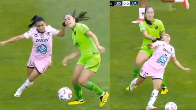 Expulsan a jugadora de Juárez femenil por jalar el cabello a su rival (Video)