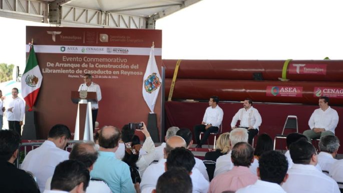 Inicia Américo construcción de gasoducto Libramiento en Reynosa; Tamaulipas se confirma como referente energético