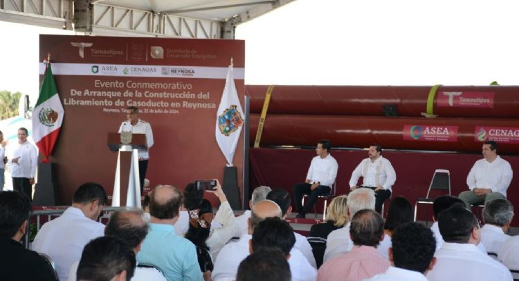 Inicia Américo construcción de gasoducto Libramiento en Reynosa; Tamaulipas se confirma como referente energético