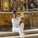 “Represento a todos”: así portó Salma Hayek la antorcha olímpica en el Palacio de Versalles