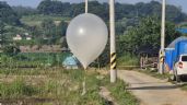 Un globo con basura lanzado por Corea del Norte cae en el recinto de la Presidencia de Corea del Sur