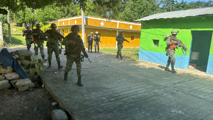 Ejército Mexicano entra a Nueva Morelia para proteger a la población del crimen organizado
