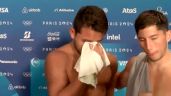Kevin Berlín quebró en llanto por perder medalla en clavados en París 2024