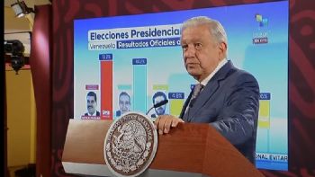 AMLO exhibe resultados inverosímiles sobre elecciones en Venezuela