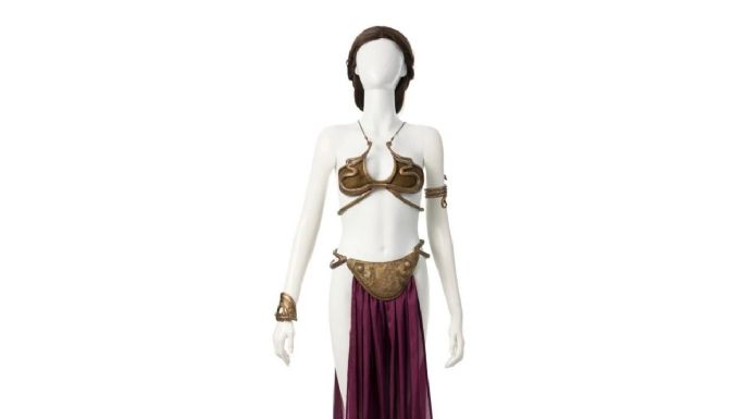 Bikini de la princesa Leia usado Star Wars es subastado por 175 mil dólares