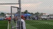 Rayo impacta cancha de futbol en Cuernavaca y deja cinco lesionados