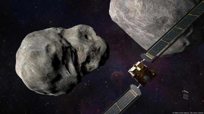 El asteroide en el que impactó la nave DART tiene 300 mil años