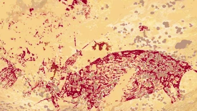 Pintura rupestre de hace 51 mil 200 años sería la evidencia más antigua de narración en el arte