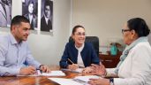 Rosa Icela y Harfuch sostienen su primera reunión de trabajo con Sheinbaum