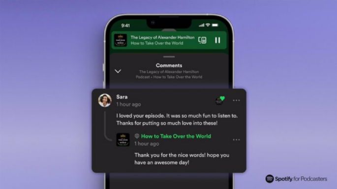 Spotify añade una función para publicar comentarios en los pódcast