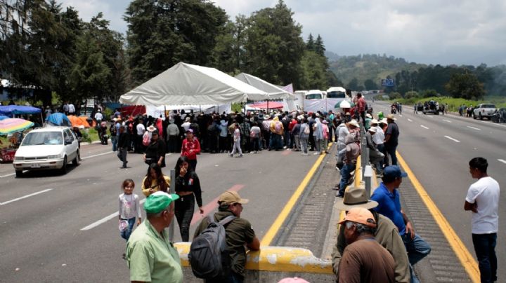 Ejidatarios liberan la autopista México-Puebla tras cinco días de bloqueo