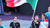 Nuria Diosdado y Marco Verde fueron abanderados en la ceremonia de clausura de París 2024