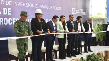 Con inversión de 160 mdp, Tere Jiménez inaugura planta que genera energía a partir de residuos