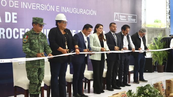 Con inversión de 160 mdp, Tere Jiménez inaugura planta que genera energía a partir de residuos