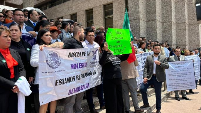 Jueces y magistrados federales reanudan el paro de labores contra la reforma judicial