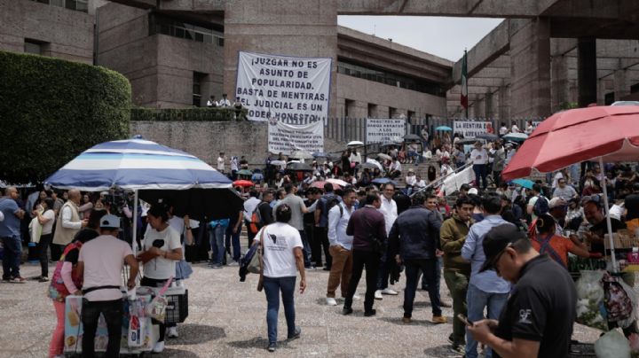 Trabajadores del PJF inician paro nacional contra la reforma judicial de AMLO (Video)