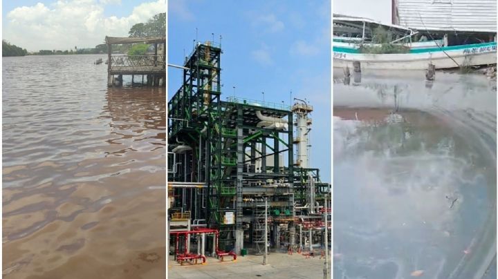 Denuncian contaminación en puerto de Dos Bocas previo a que AMLO ponga en marcha la refinería