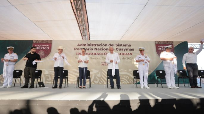 Modernización del puerto de Guaymas es posible por el combate a la corrupción: AMLO