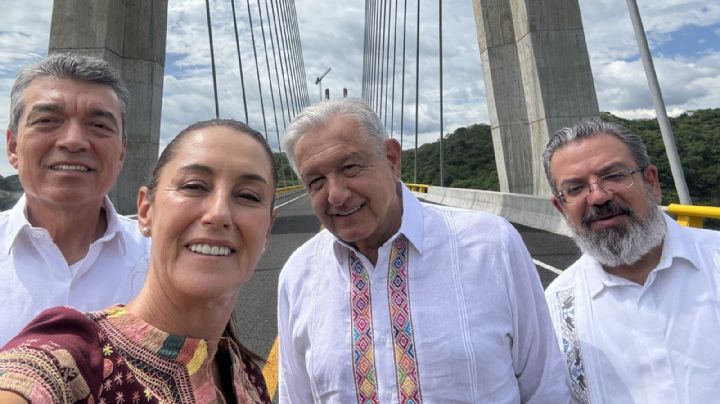 AMLO inaugura el puente de La Concordia, pero pobladores temen que lo usen grupos criminales