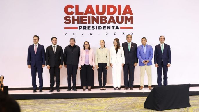 Presenta Américo a Claudia Sheinbaum y su gabinete los proyectos estratégicos de Tamaulipas