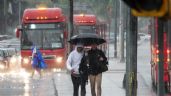 Seguirán el jueves las lluvias muy fuertes con descargas eléctricas y probable granizo