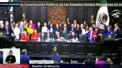 Al grito de ¡resistencia!, senadores del PAN toman la tribuna donde se debate la reforma judicial