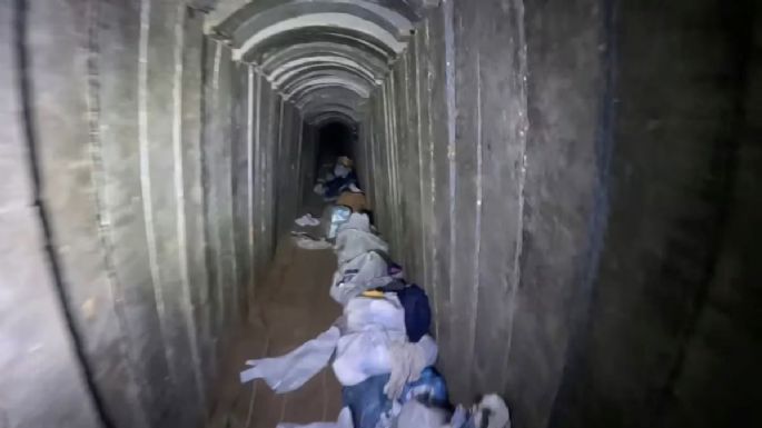 Ejército israelí revela video de túnel en Gaza donde Hamás mató a seis rehenes (Video)