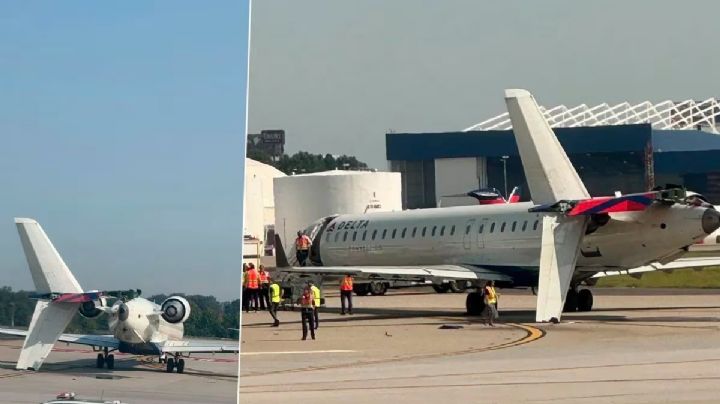 Dos aviones chocan en pista de aeropuerto de Atlanta (Video)