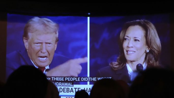 Las expresiones faciales de Harris y Trump dijeron mucho durante el debate presidencial