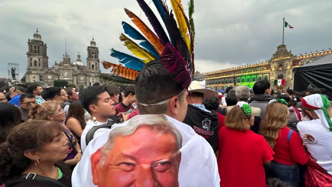 El Zócalo a unas horas del último Grito del sexenio de AMLO (Fotogalería)