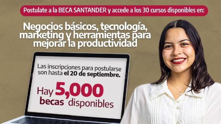 Injuve Tamaulipas y Banco Santander extienden convocatoria de becas de estudios online para jóvenes tamaulipecos