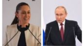 Putin no asistirá a la toma de protesta de Claudia Sheinbaum