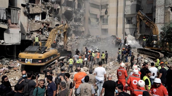 Líbano eleva a 37 los muertos por el bombardeo israelí sobre Beirut