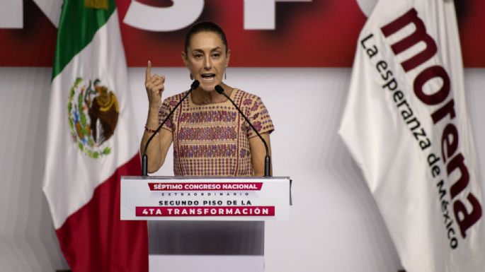 Claudia Sheinbaum condena botellazo a López Obrador