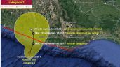 El huracán John se intensificó a categoría 2 y se aproxima a las costas de Oaxaca y Guerrero