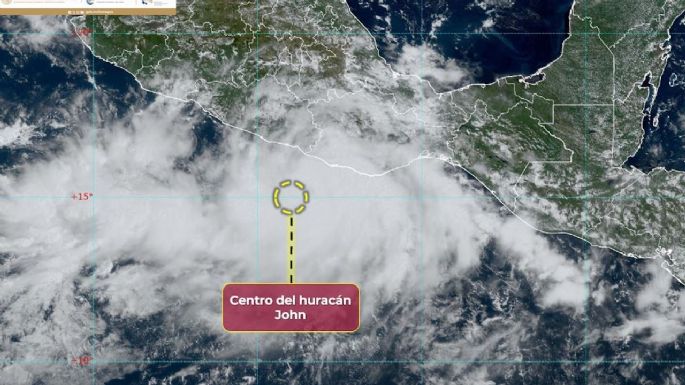 Se forma el huracán John y podría llegar a categoría 3: esta es su trayectoria