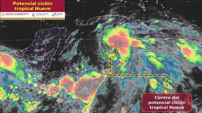 Y ahora el potencial ciclón Nueve amenaza a Quintana Roo; se convertiría en la tormenta Helene