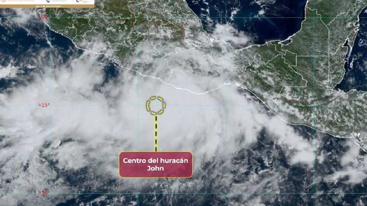 Se forma el huracán John y podría llegar a categoría 3: esta es su trayectoria